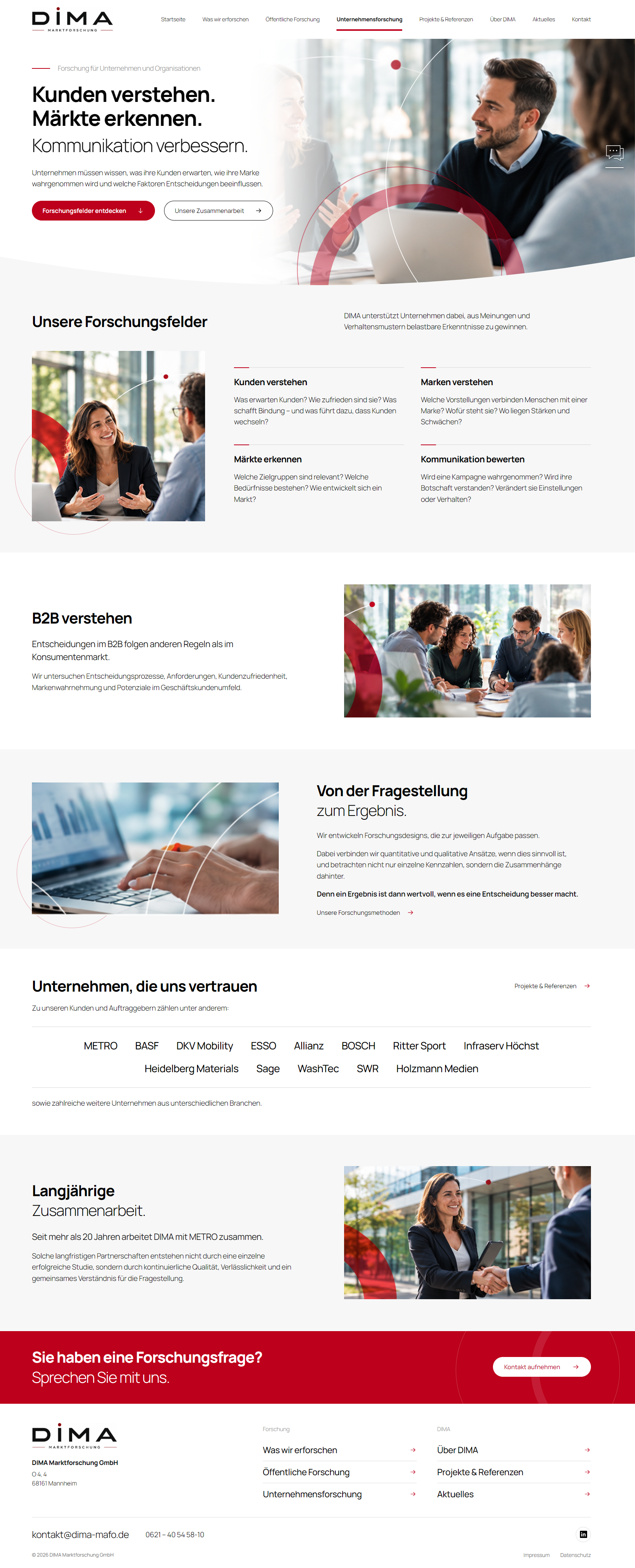 Desktopentwurf: Unternehmensforschung